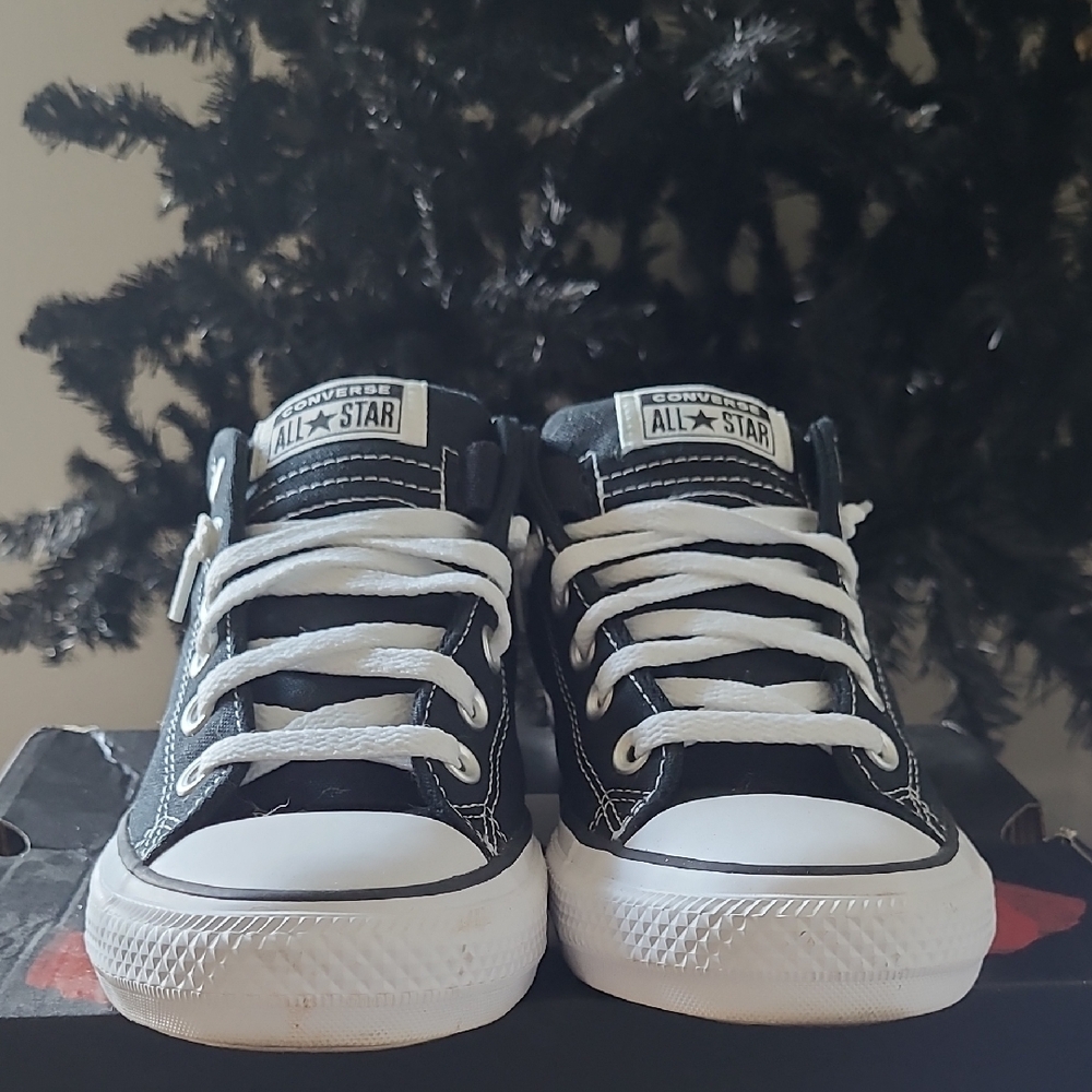 Converse Kids Black and White Sneakers